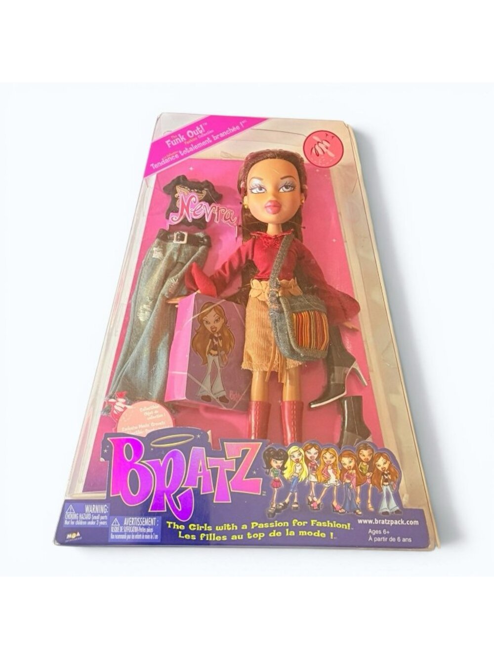 Bratz Doll Nevra The Funk Out Fashion Collection 2004 MGA New Open Box